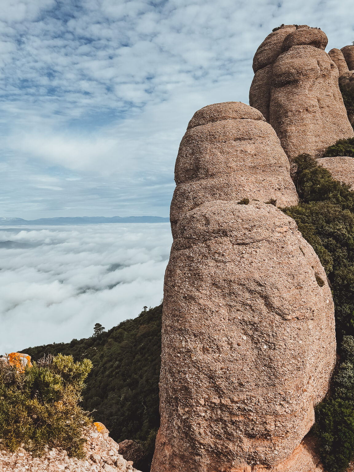 Parapente y escalada en Montserrat